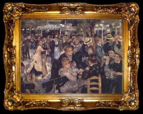 framed  Pierre-Auguste Renoir Dance at the Moulin de la Galette (nn02), ta009-2